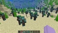 Drowned underwater (Image via Minecraft)